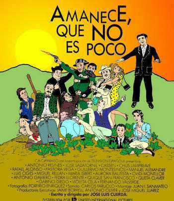 Cartel de Amanece, que no es poco