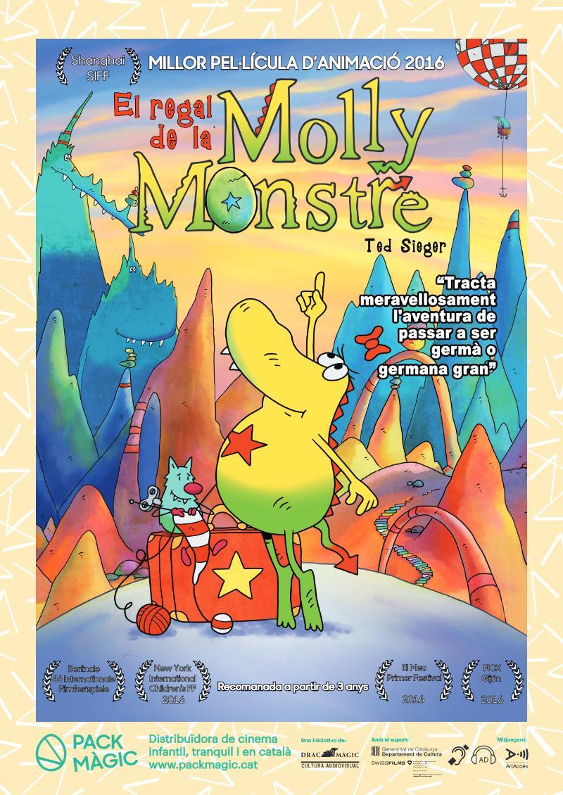 Cartel de El regalo de Molly Monster