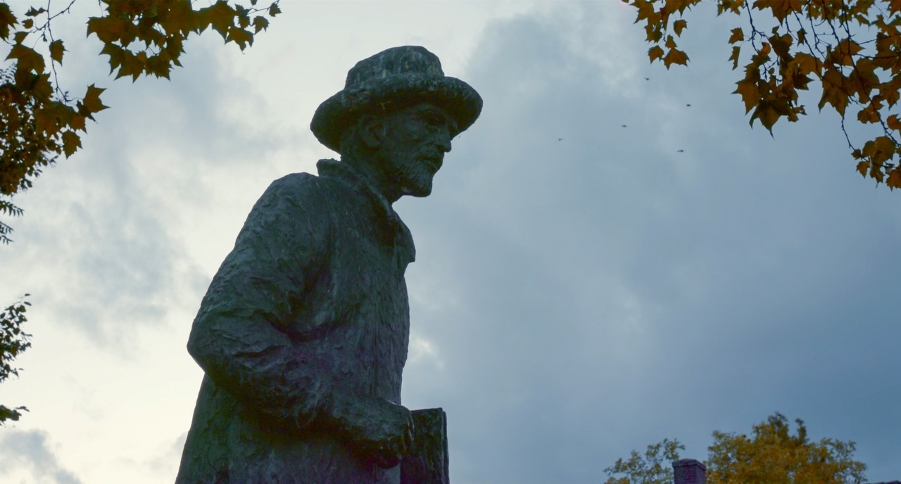 Van Gogh. De los campos de trigo bajo cielos nublados