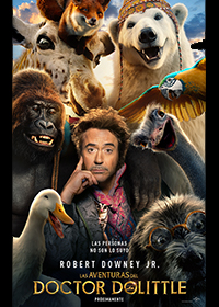 Cartel de Las aventuras del Doctor Dolittle