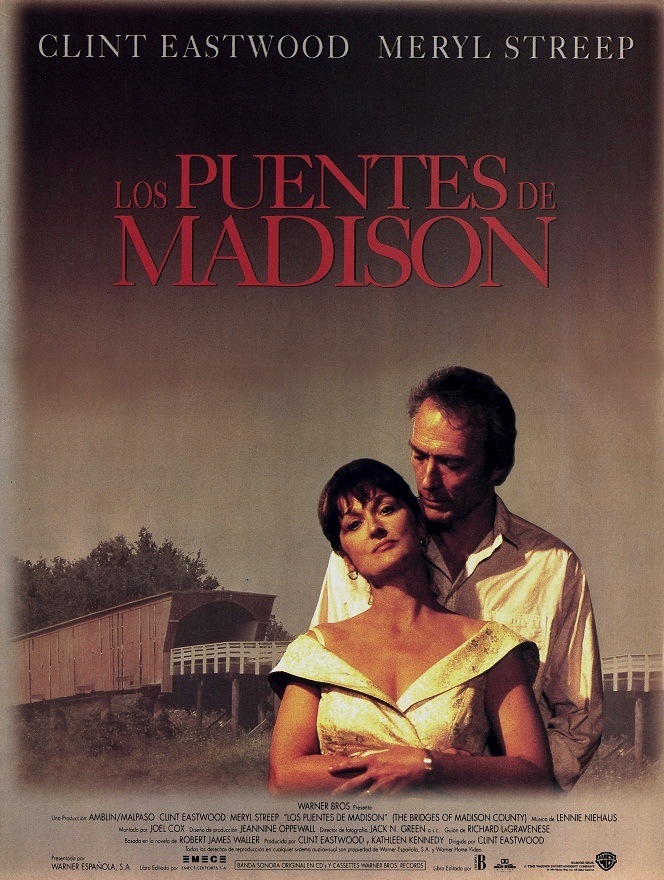 Cartel de Los puentes de Madison
