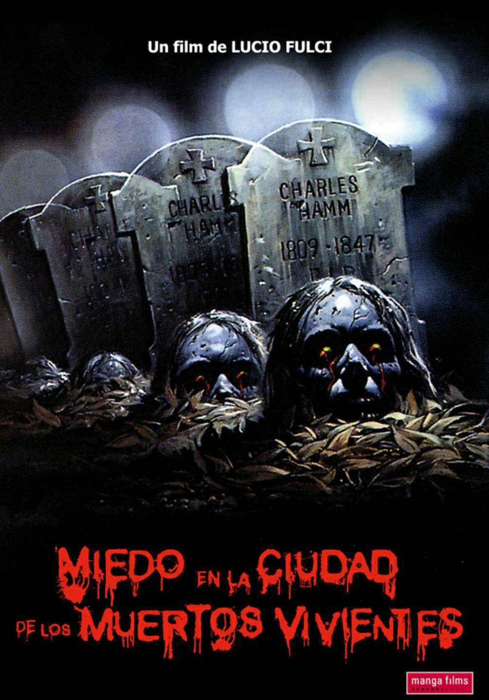 Cartel deMiedo en la ciudad de los muertos vivientes