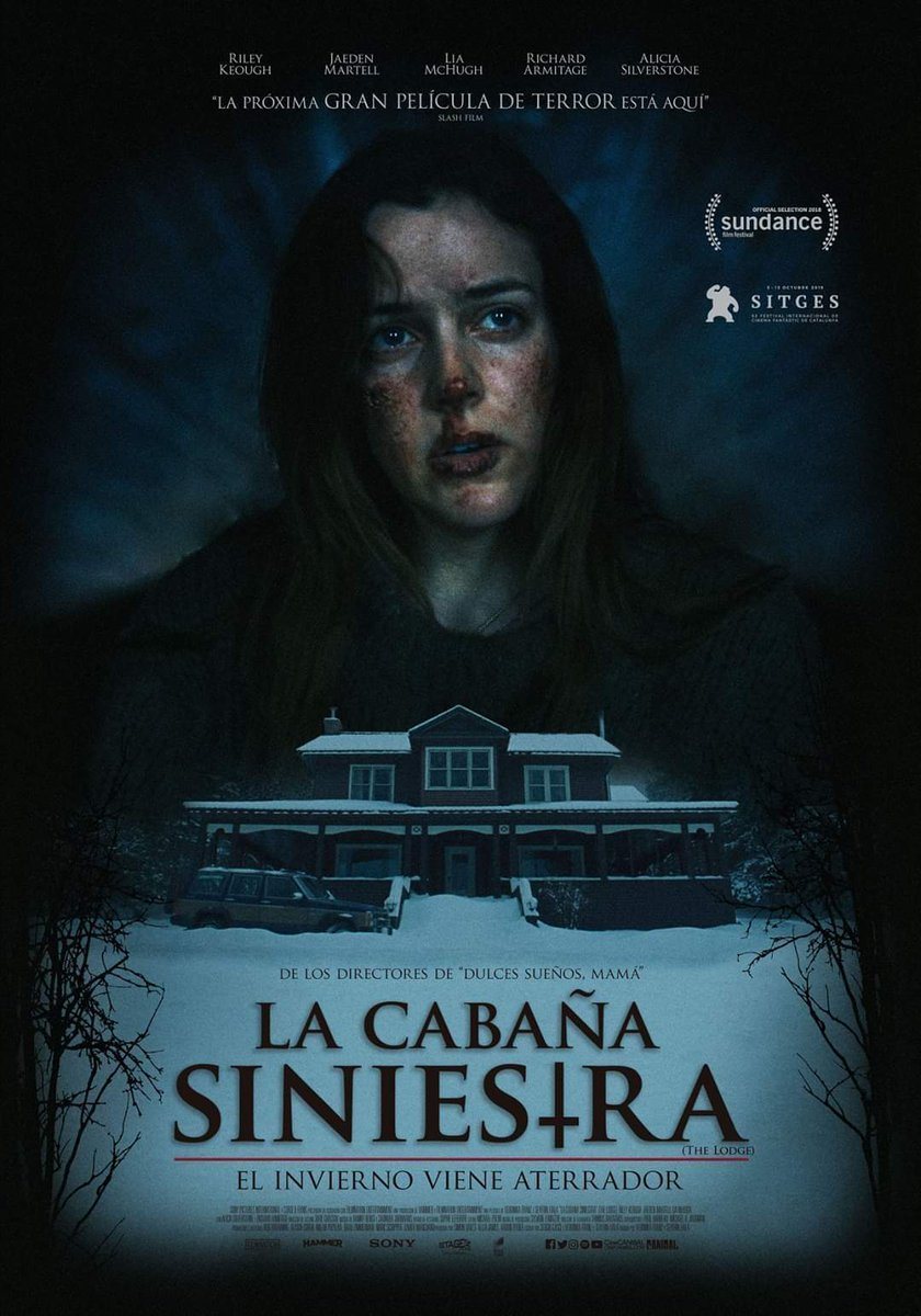 Cartel deLa cabaña siniestra