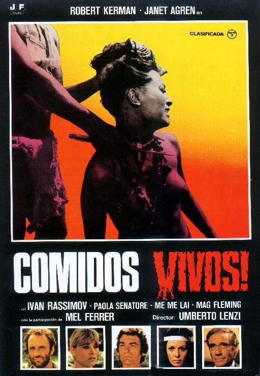 Cartel de¡Comidos vivos!