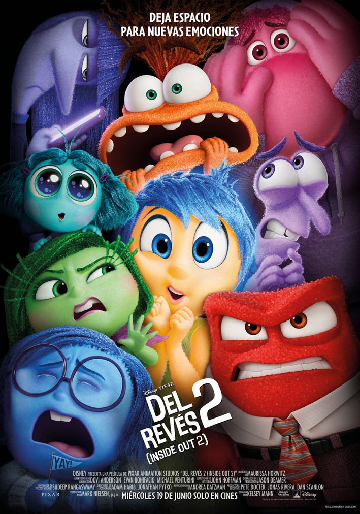 Cartel de Del revés 2 (Inside Out 2)