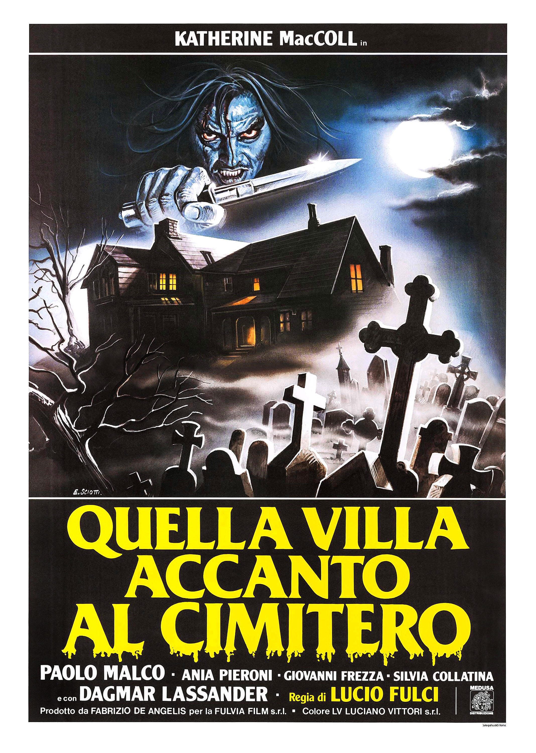 Cartel deAquella casa al lado del cementerio