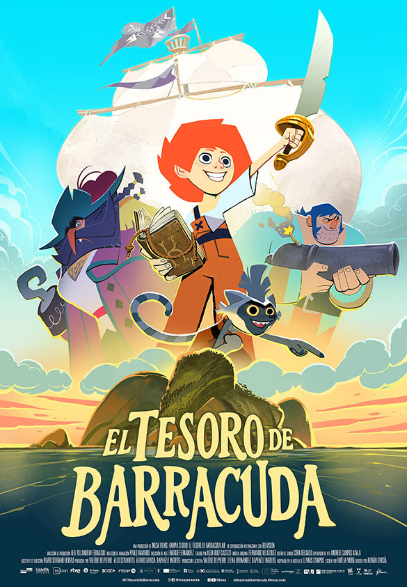 Cartel de El tesoro de Barracuda