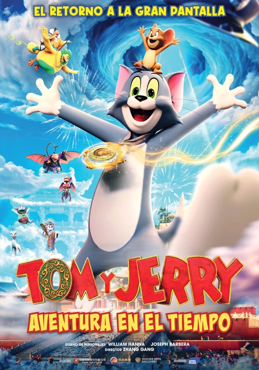 Cartel de Tom y Jerry: aventura en el tiempo