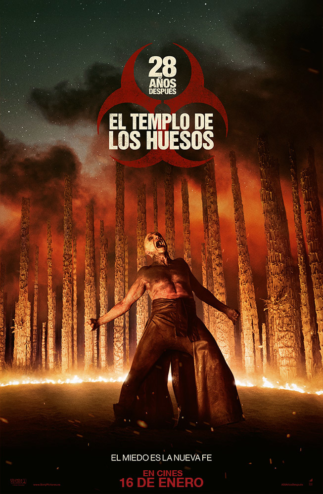 Cartel de 28 años después: El templo de los huesos