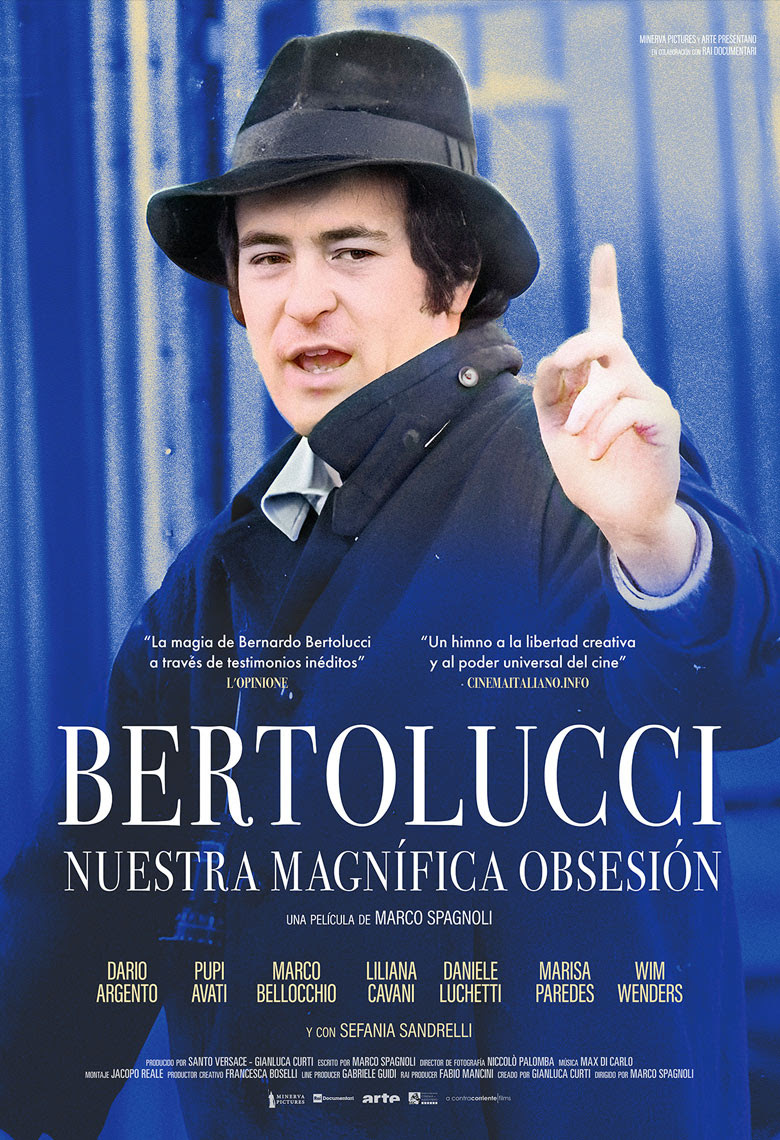 Cartel de Bertolucci. Nuestra magnífica obsesión