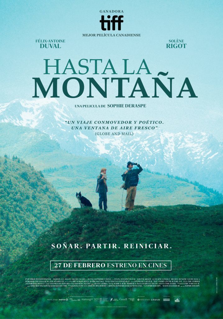 Cartel de Hasta la montaña