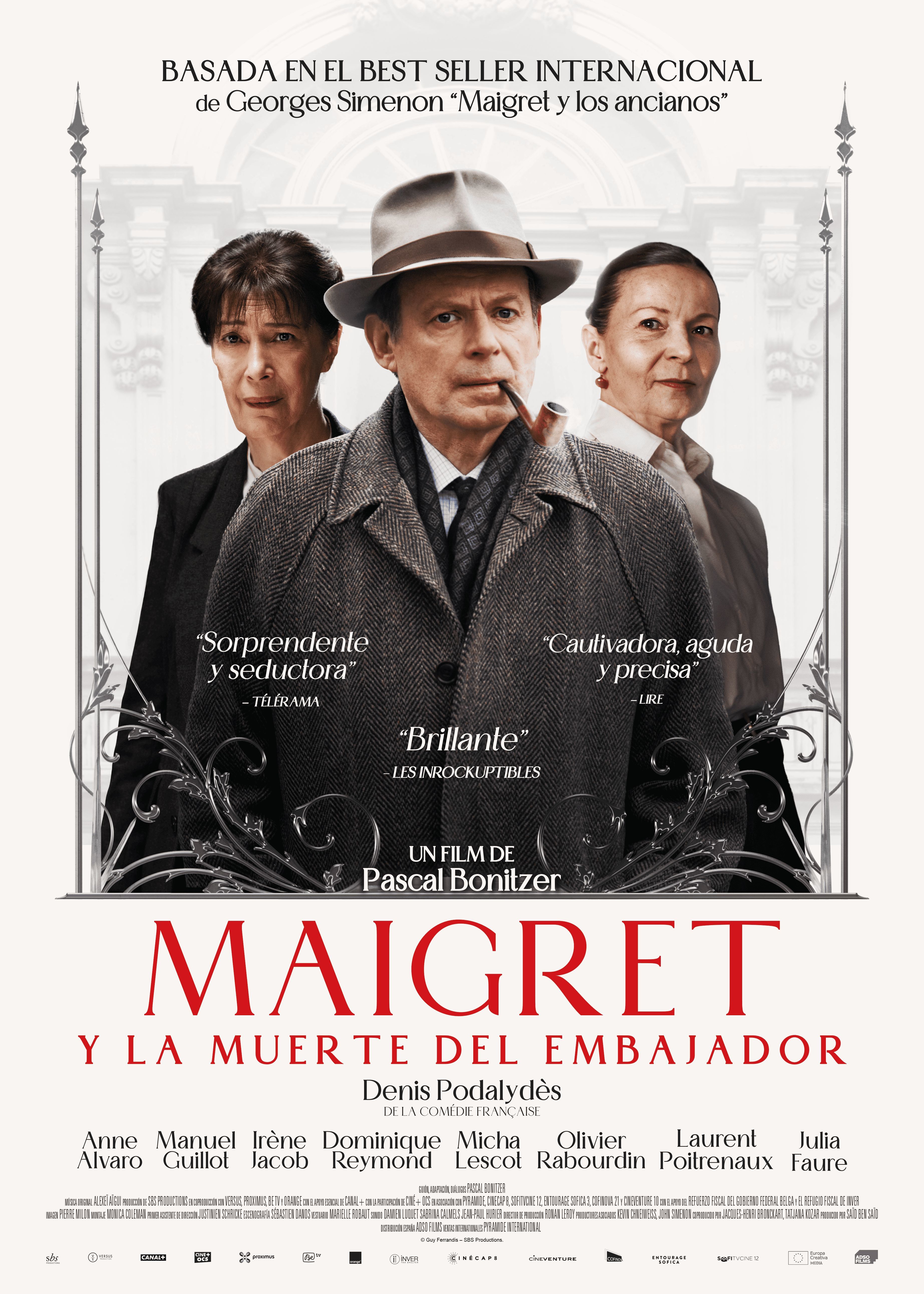 Cartel de Maigret y la muerte del embajador